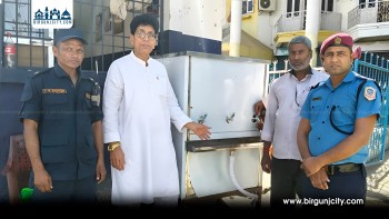 सामुदायिक प्रहरी सेवा केन्द्रमा शुद्ध खानेपानी सुविधा विस्तार