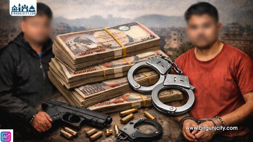 स्रोत नखुलेको ६ लाखसहित दुई जना पक्राउ