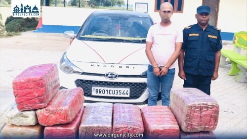 पर्सामा १०२ किलोभन्दा बढी गाँजासहित भारतीय नागरिक पक्राउ