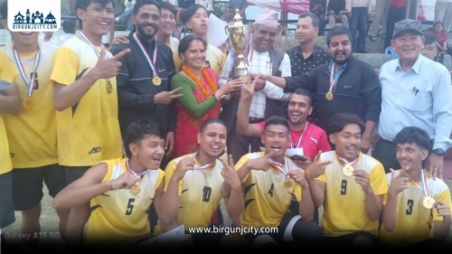 नगर कप भलिबल : महिलातर्फ हेटौंडा–५ र पुरुषतर्फ हेटौंडा–१९ च्याम्पियन