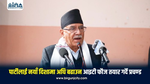 पार्टी सुदृढीकरणका लागि ‘आईटी फौज’ निर्माण आवश्यक : प्रचण्ड