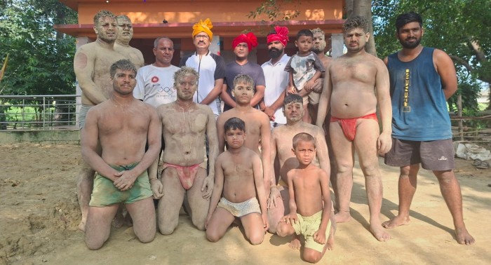 राधेमाईमा कुस्ती अखाडाको निरीक्षण, असोजभित्रै भौतिक संरचना निर्माण गर्ने प्रतिबद्धता