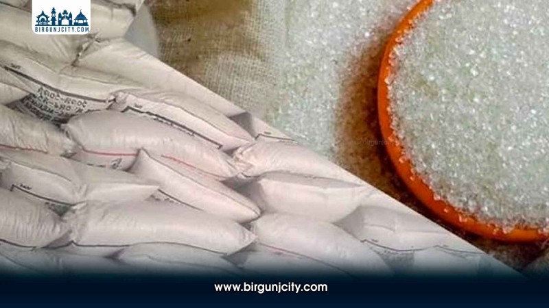चाडपर्वका लागि वीरगन्ज नाकाबाट १० हजार टनभन्दा बढी चिनी भित्रियो