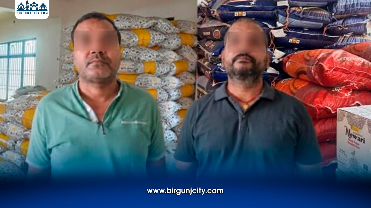 गुणस्तरहीन खाद्यान्नमा नक्कली लेबल, बाराका एकसहित दुई जना पक्राउ