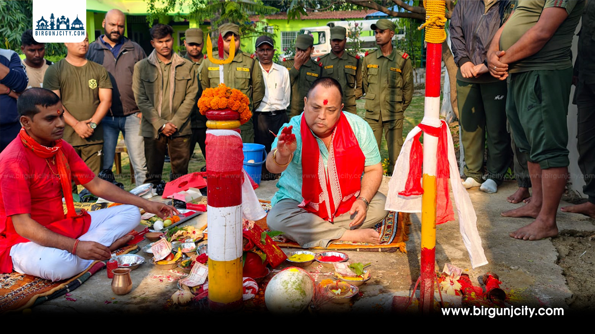 चैते दशैंको अवसरमा वीरगंज महानगरपालिकामा आज मौलो पूजा सम्पन्न (तस्बिर सहित)